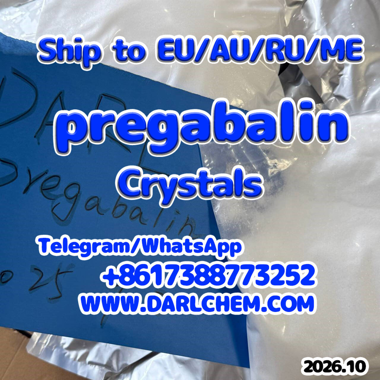 New York, Health & Beauty Items, USD 10,  Factory Supply 99% Prega--balin Salt