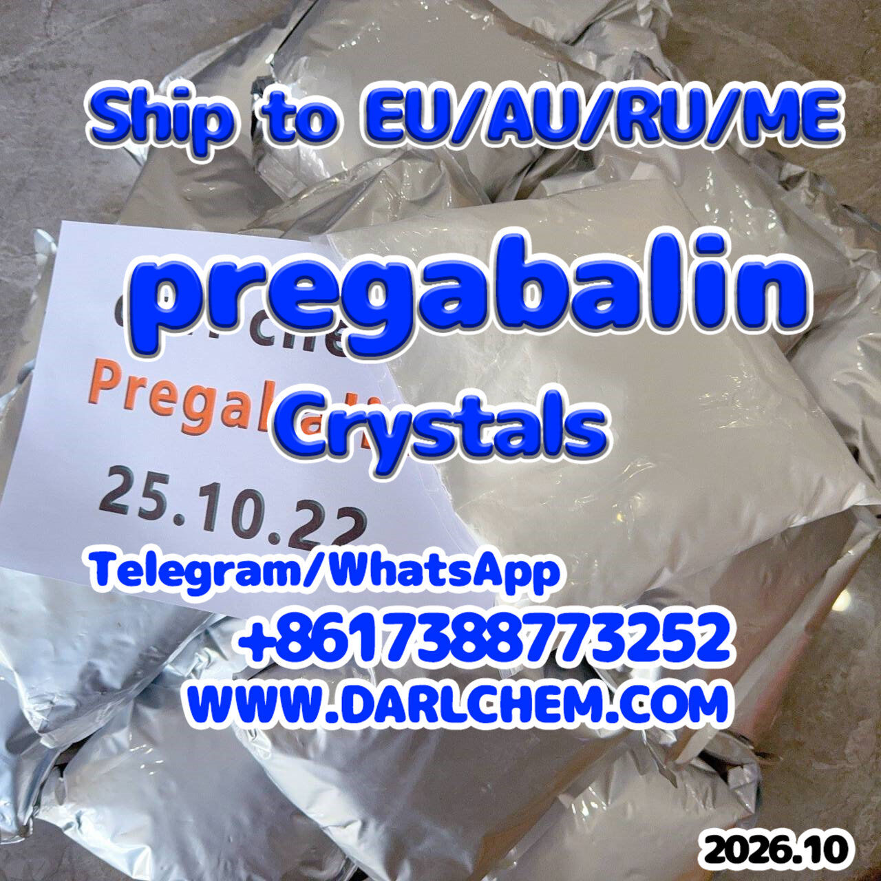 New York, Health & Beauty Items, USD 10,  Factory Supply 99% Prega--balin Salt