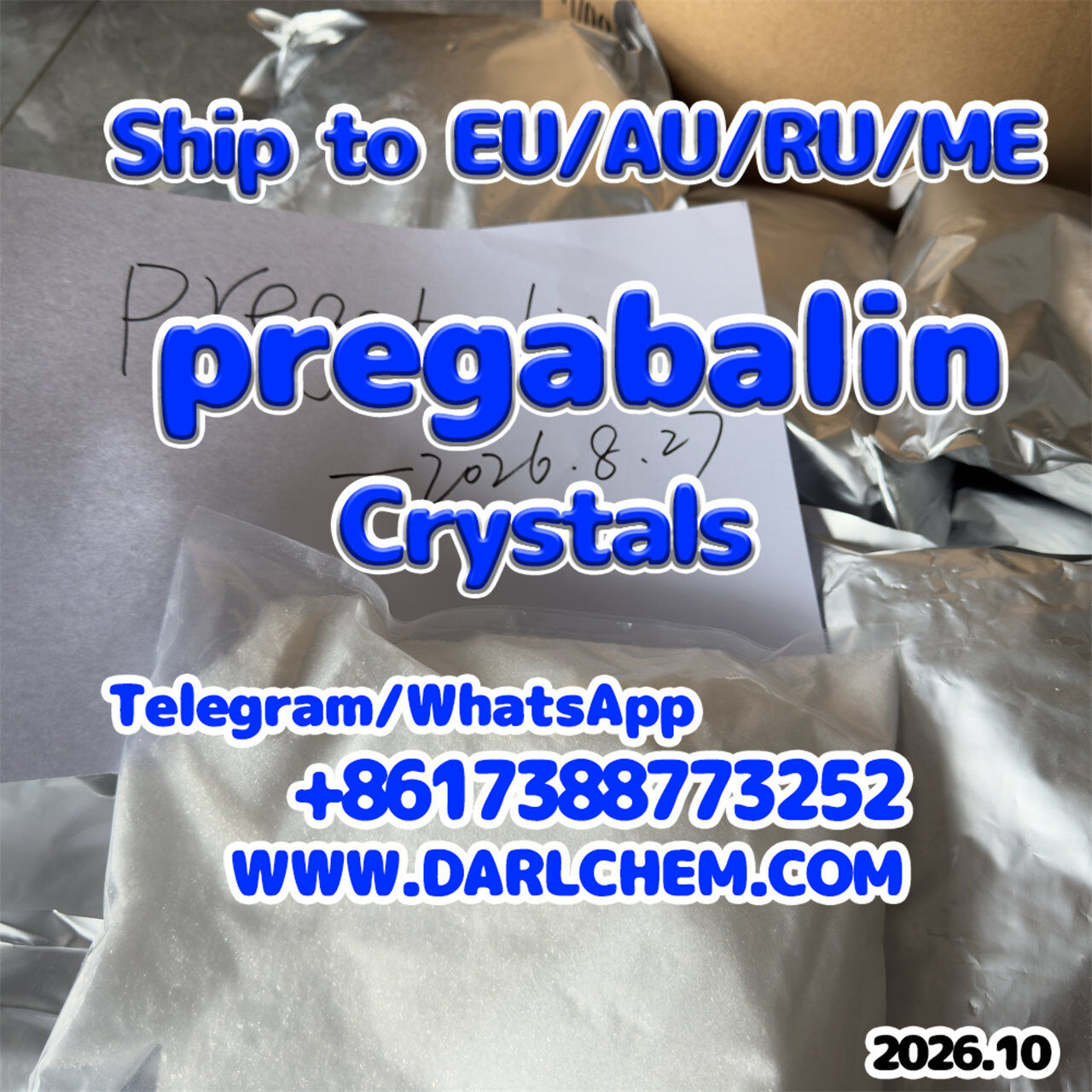 New York, Health & Beauty Items, USD 10,  Factory Supply 99% Prega--balin Salt