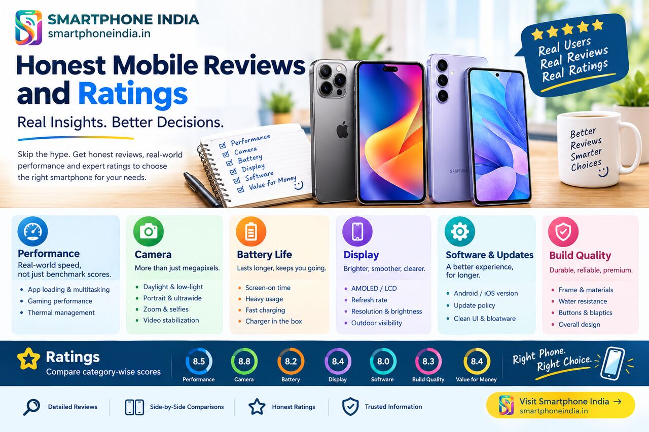 Mumbai, Electronics, Honest Mobile Reviews And Ratings A Smarter Way To Choose Your Next Smartphone