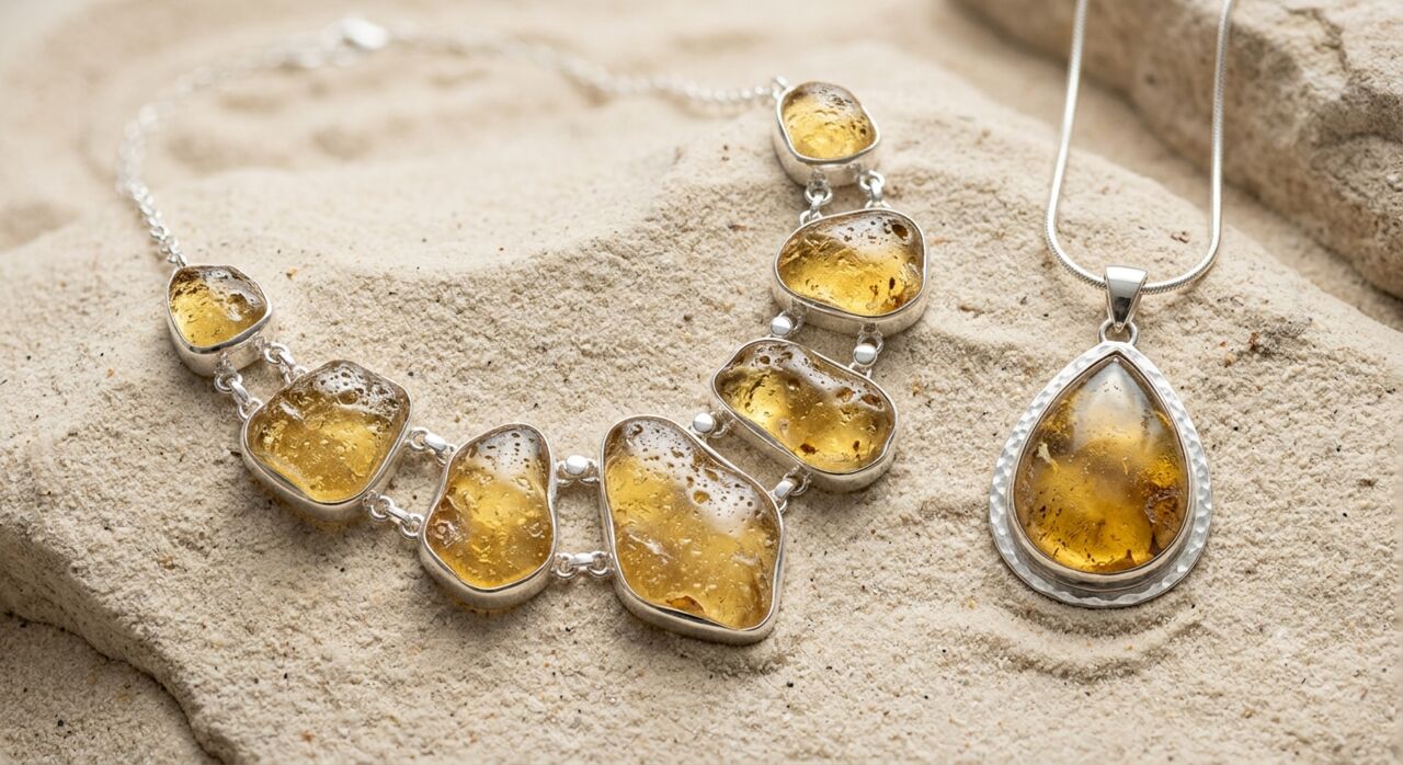 London, Jewelry, Libyan Desert Glass UK &ndash; Discover Unique Natural Jewellery