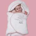 USD 184,  Buy Pink Hooded Baby Towel Online In The USA | Luxury Baby Towel By EleryB
