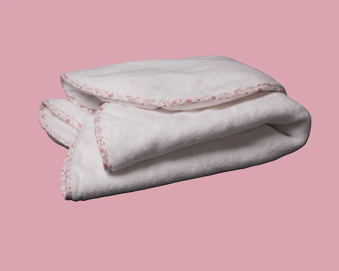New York, Baby & Kid Stuff, USD 184,  Buy Pink Hooded Baby Towel Online In The USA | Luxury Baby Towel By EleryB