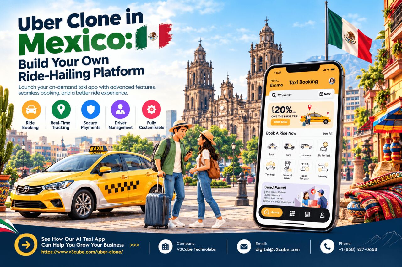 Mexico City, Software Development, Uber Clone In Mexico: Build Your Own Ride-Hailing Platform