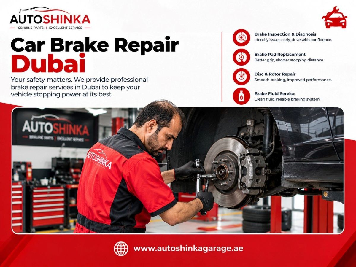 Dubai, Automotive, Grinding While Stopping? Check Brake Pad Replacement Dubai