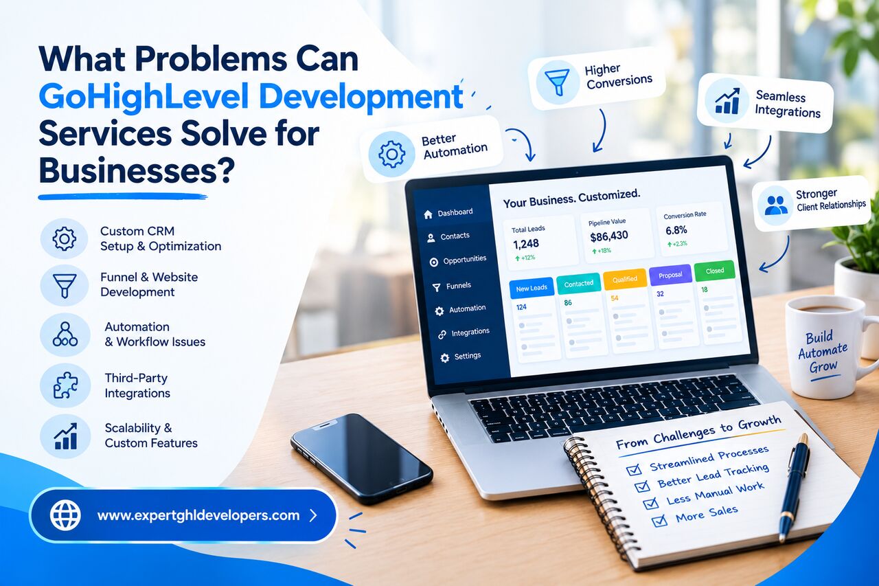 New York, Web Design & Development, GoHighLevel Development Services For Solving CRM, Funnel And Automation Problems