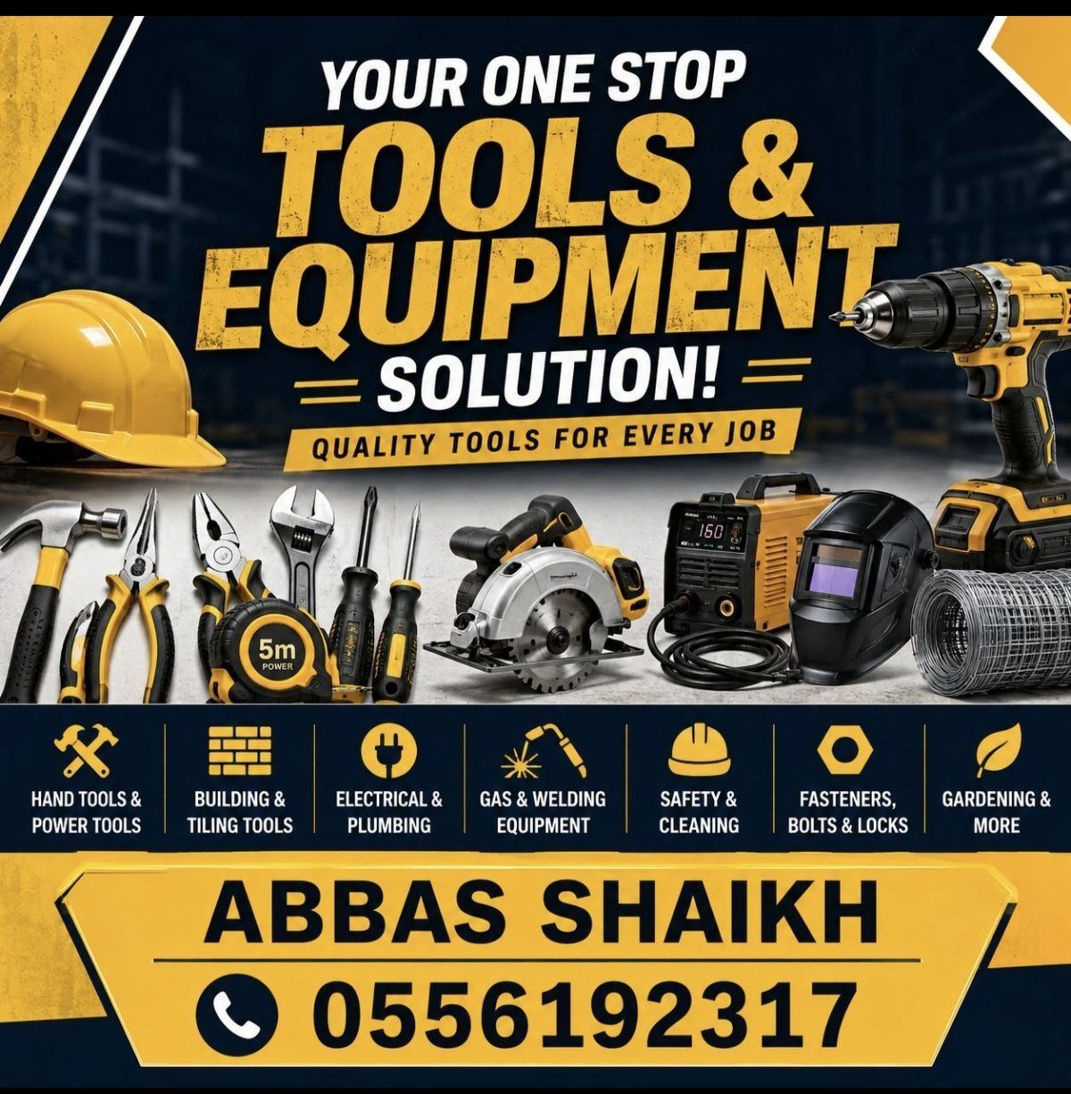 Riyadh, Materials, Construction Material And Tools And Equipment