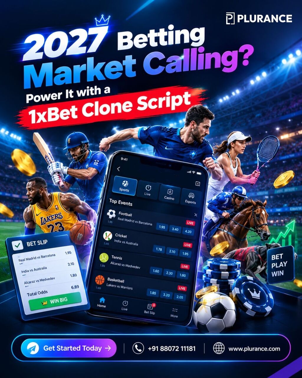 Dubai, Software Development, 2027 Betting Market Calling? Power It With A 1xBet Clone Script