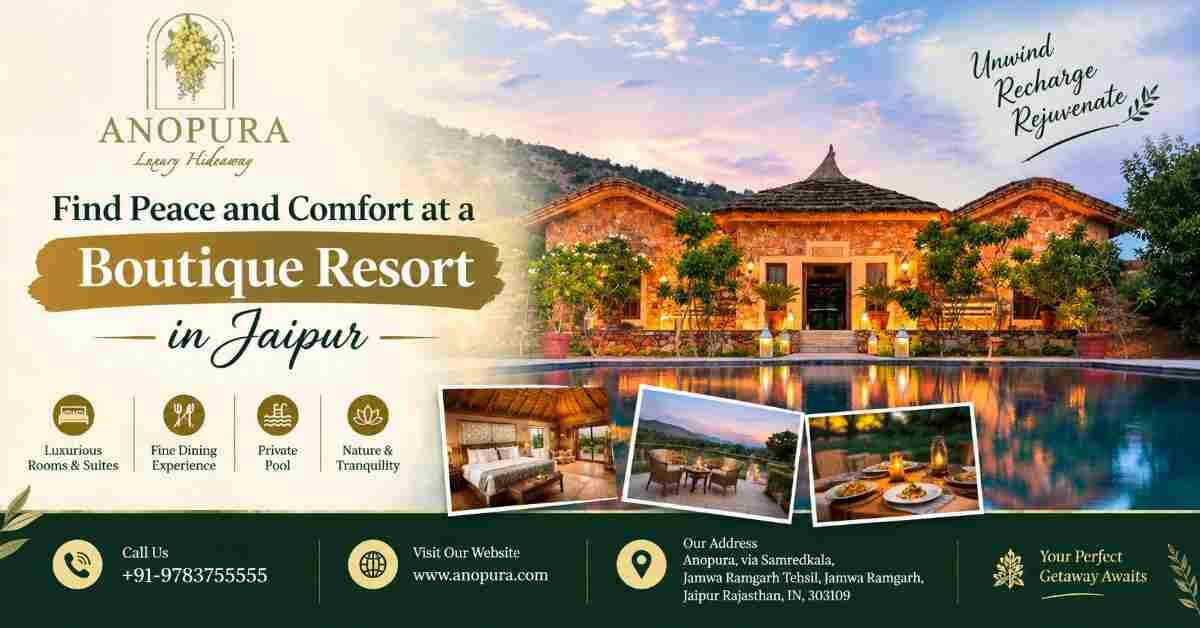 Jaipur, Restaurants, Find Peace And Comfort At A Boutique Resort In Jaipur