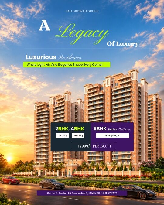 Noida, Real Estate For Sale, INR 20000000,  4 BR,  Business Growth Solutions By Sah Growth
