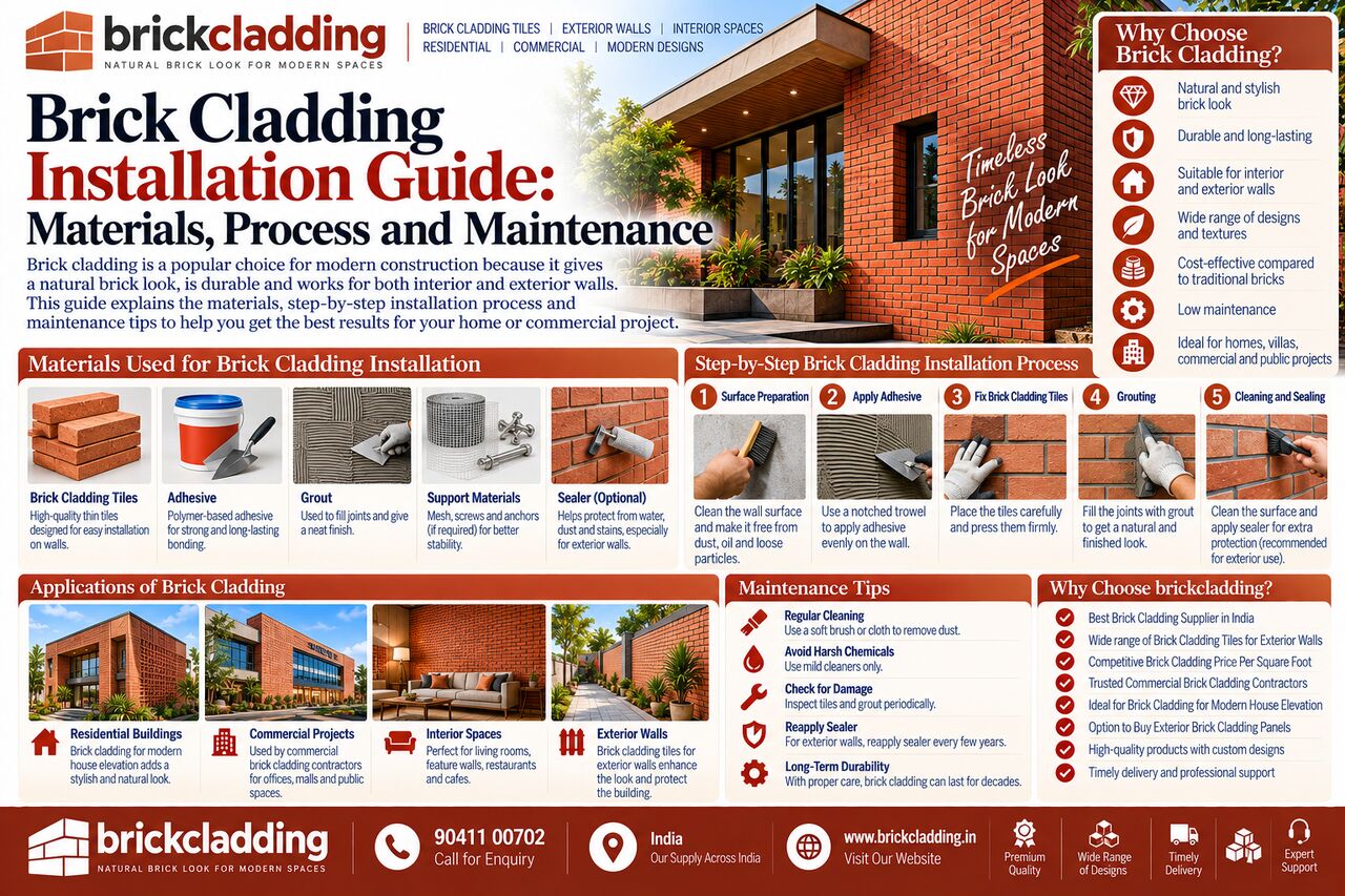 Mumbai, Construction, Commercial Brick Cladding Contractors
