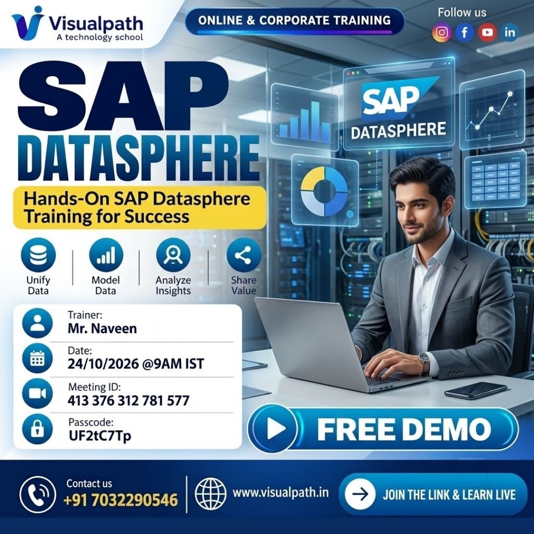 Hyderabad, Lessons Offered, SAP Datasphere Course | Expert SAP Datasphere Training
