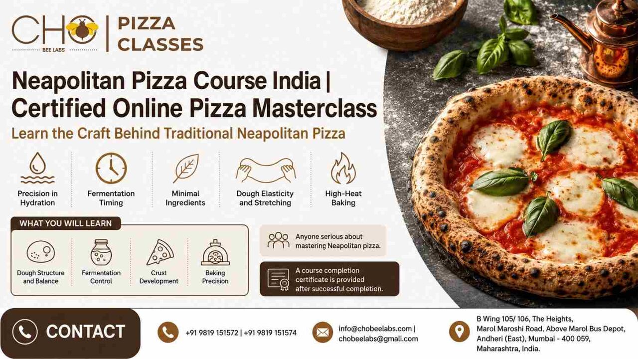 Mumbai, Lessons Offered, Professional Pizza Making Classes In Mumbai