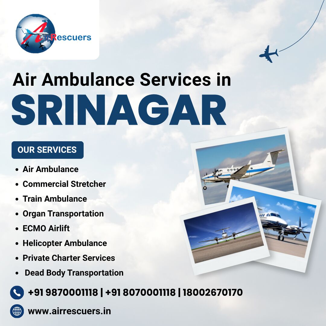 Mumbai, Health & Beauty Items, Air Ambulance For Hospital Transfers In Srinagar