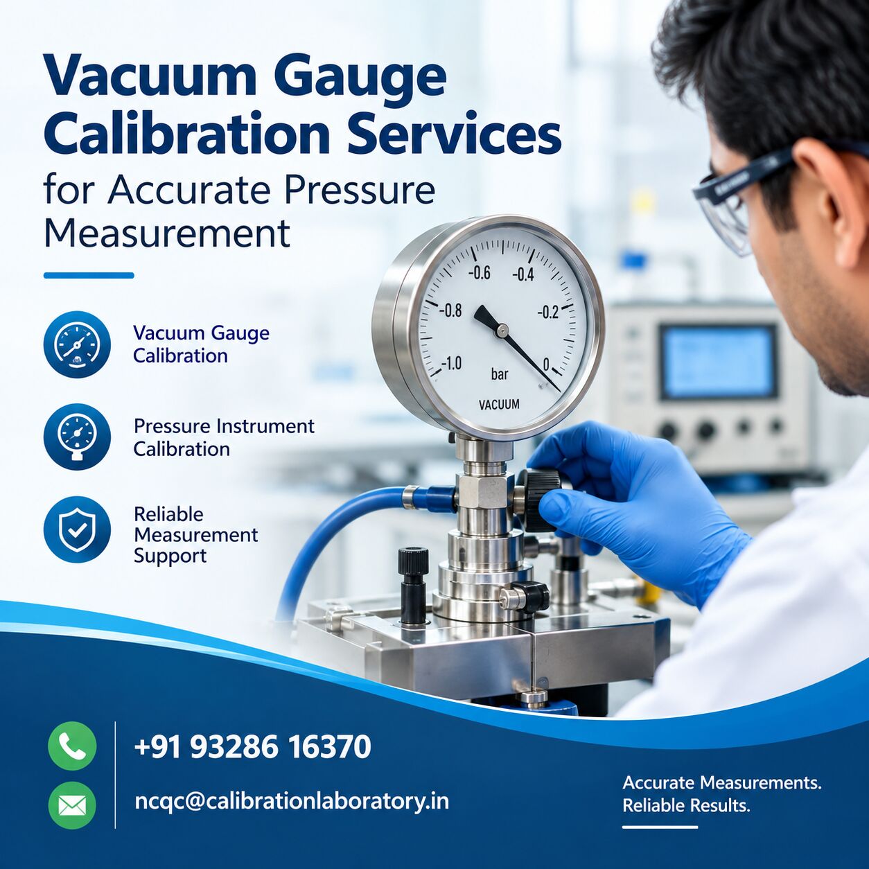 Ahmedabad, Business, Vacuum Gauge Calibration Services For Accurate Pressure Measurement