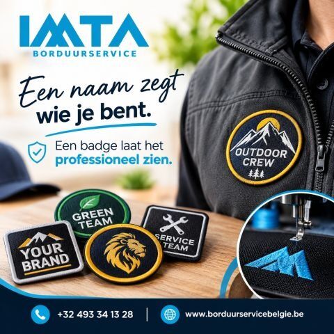 Brussels, Clothing & Accessories, Een Naam Zegt Wie Je Bent Een Badge Laat Het Professioneel Zien