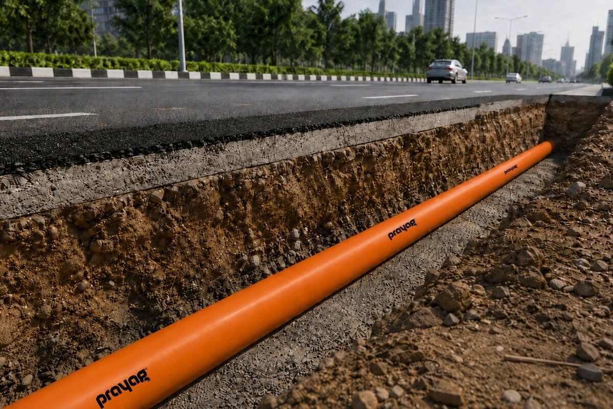 New Delhi, Household Items, UGD Pipe With High Hydraulic Flow Efficiency &ndash; Prayag India