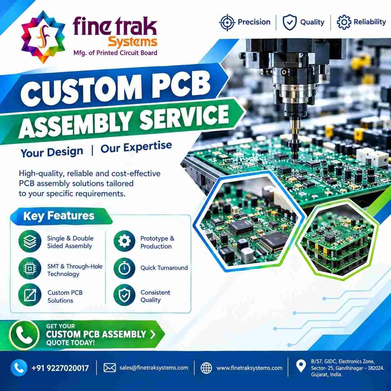 Ahmedabad, Computers, INR 179,  Custom PCB Assembly Service In India | Prototype To Production