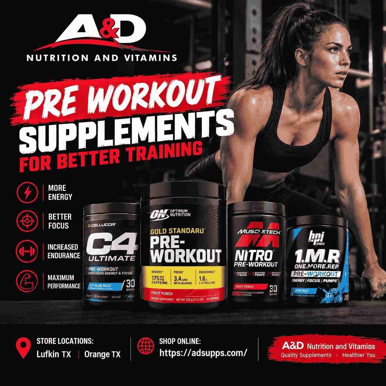 New York, Health & Beauty Items, USD 59,  Pre Workout Supplements For Better Training