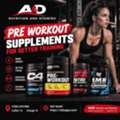 USD 59,  Pre Workout Supplements For Better Training