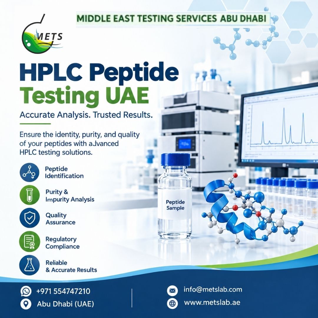 Abu Dhabi, Business, Research Peptide Testing UAE: Laboratory Support For Research