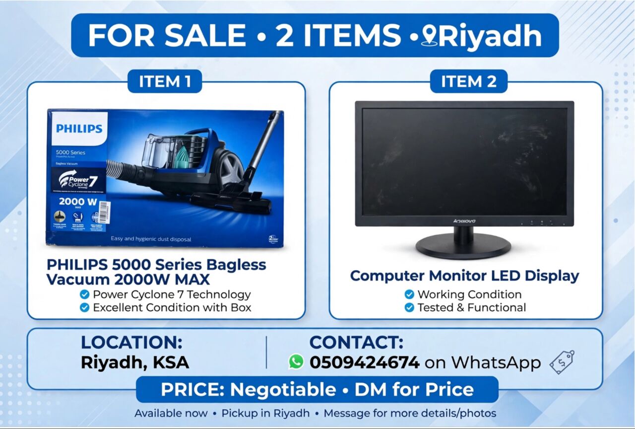 Riyadh, Household Items, House Hold Items For Sale