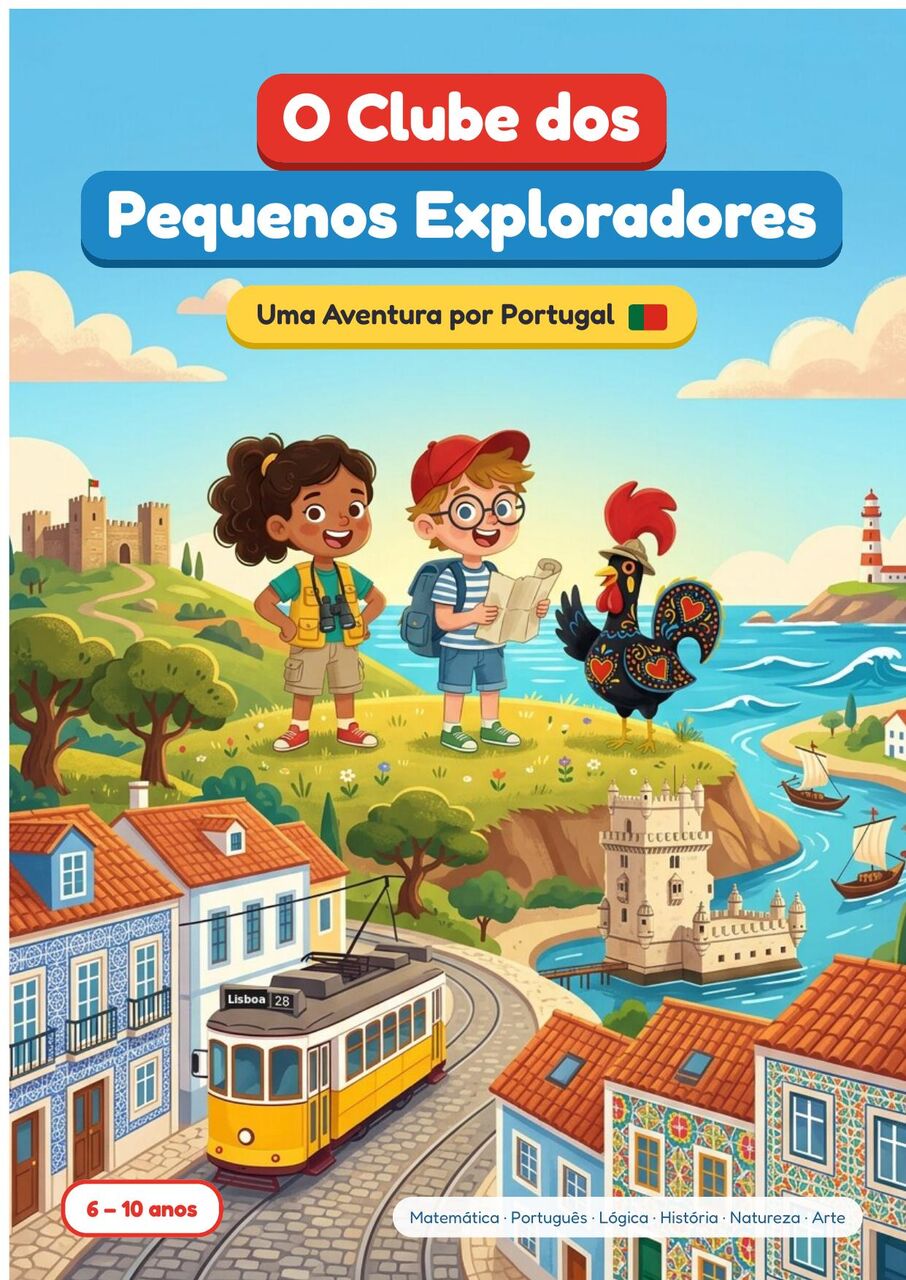 Lisbon, Books, EUR 4,  Kids EBook (Portuguese): O Clube Dos Pequenos Exploradores, Ages 6-10 - 4.99 EUR