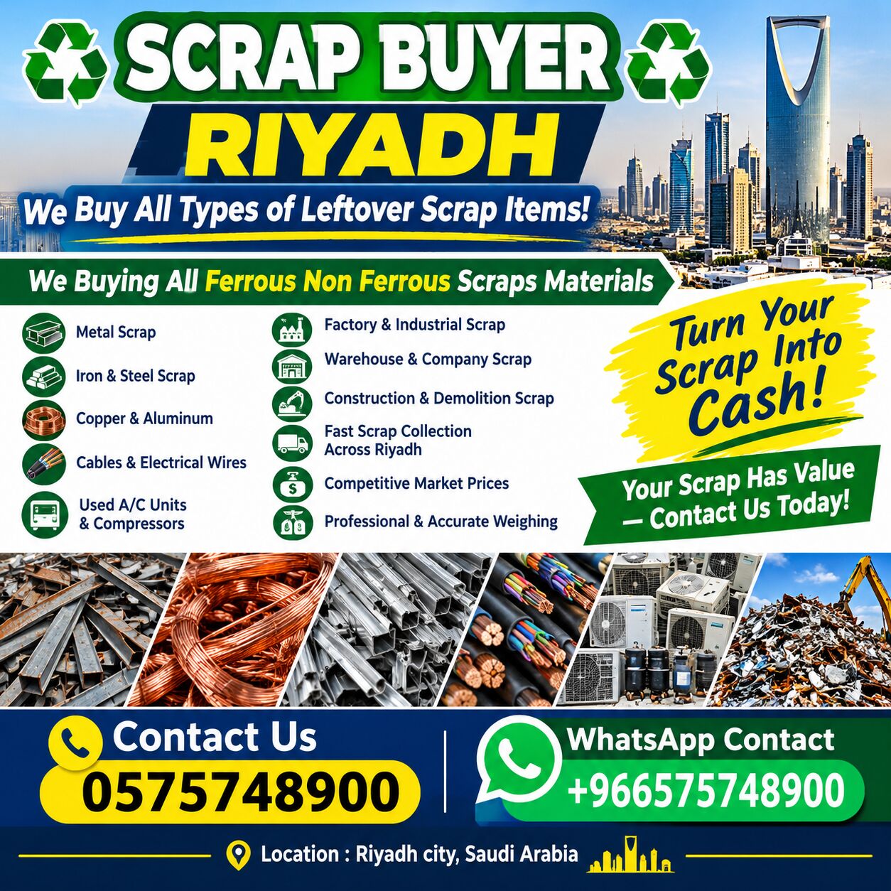 Al Kharj, Items Wanted, We Are Buying All Types Of Leftover Scraps Materials +966575748900