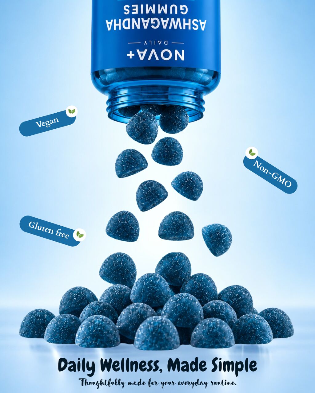 Mumbai, Health & Beauty Items, INR 599,  Buy Novaplus Ashwagandha Gummies With KSM-66® Online