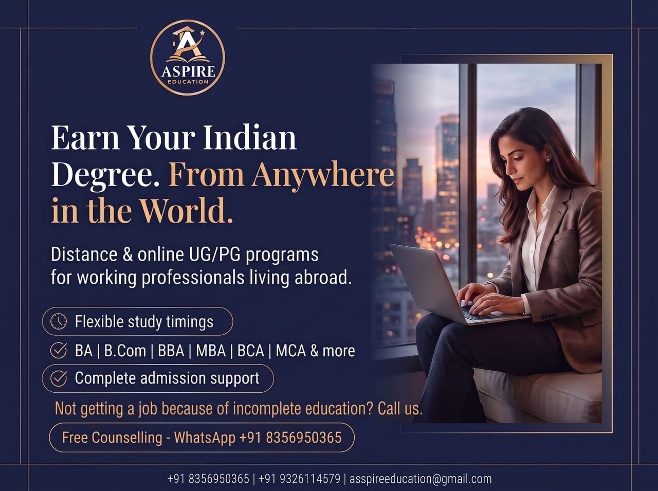Dubai, Education, Asspire Education Mumbai | Distance Education For SSC, HSC, Graduation, B.Tech & PhD
