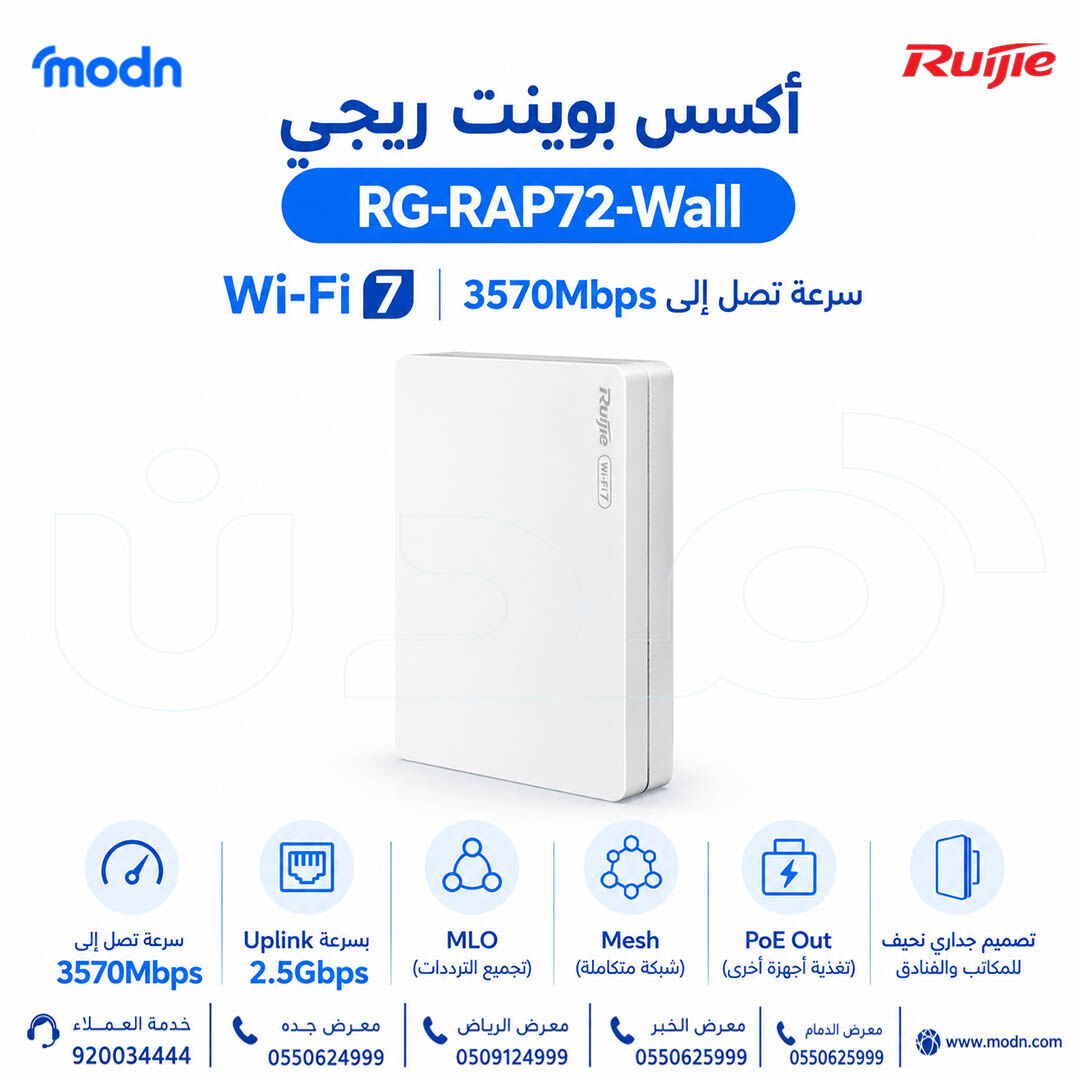 Riyadh, Electronics, SAR 1,  أكسس بوينت ريجي RG-RAP72-Wall