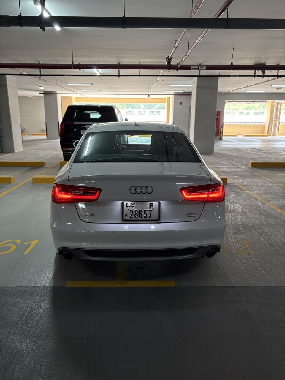 Dubai, Vehicles, Cars & Trucks , AED 27500,  Audi A6,  2015,  Automatic,  78000 KM,    3.0T Quattro Technik, White, Canadian Specs, Only 78,000 Km
