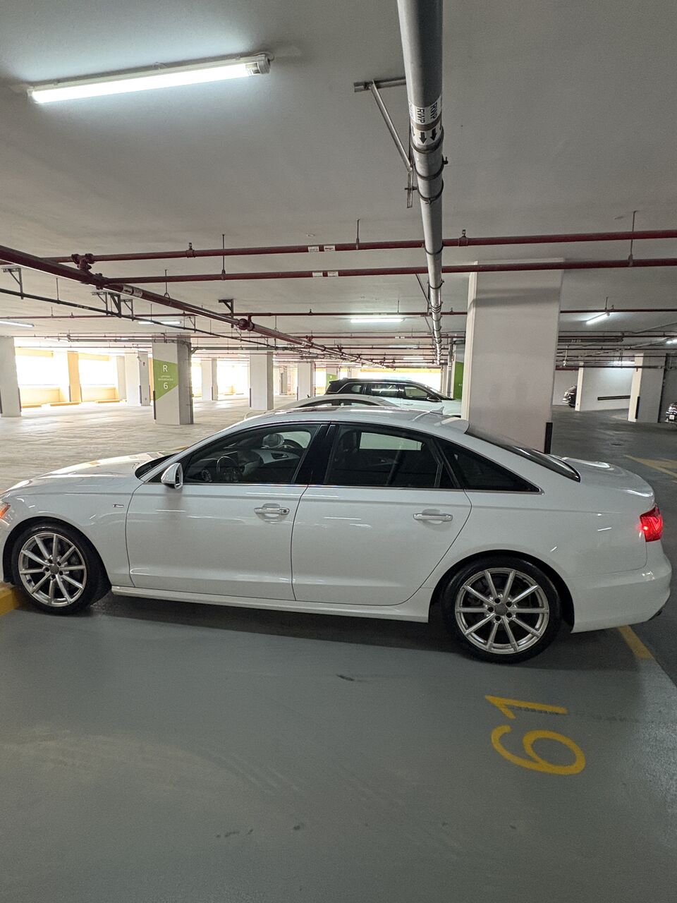 Dubai, Vehicles, Cars & Trucks , AED 27500,  Audi A6,  2015,  Automatic,  78000 KM,    3.0T Quattro Technik, White, Canadian Specs, Only 78,000 Km