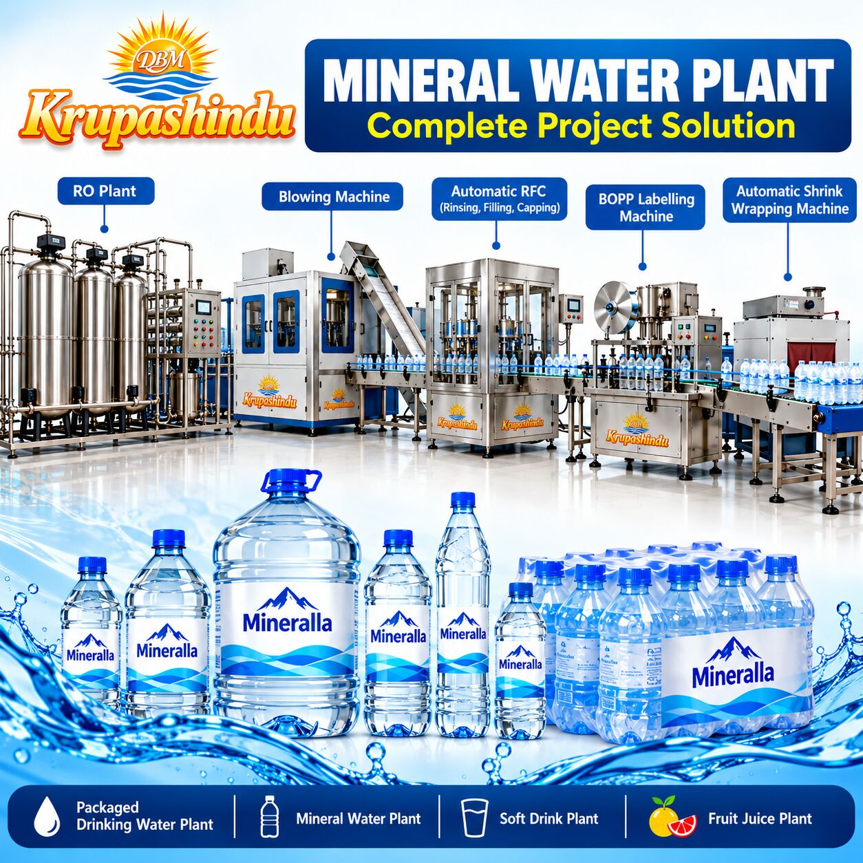 Navi Mumbai, Machinery, INR 2200000,  Mineral Water Plant Manufacturers In Delhi NCR