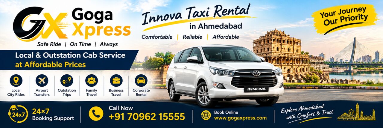 Ahmedabad, Travel, Innova Taxi In Ahmedabad, Gujarat - Goga Xpress