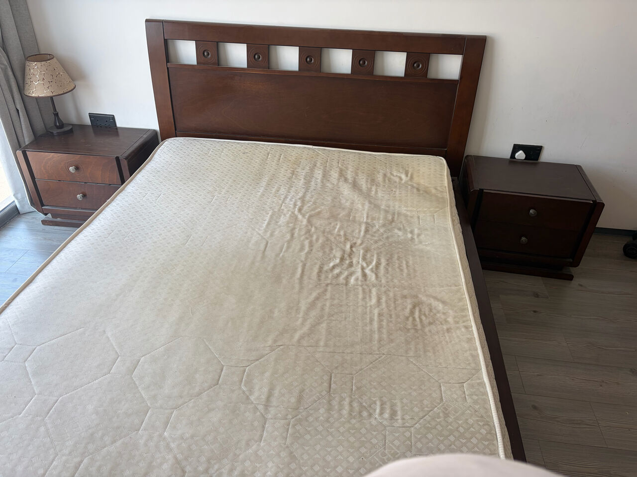 Amwaj Islands, Furniture, BHD 45,  Bed With Two Side Comodines And Mattress