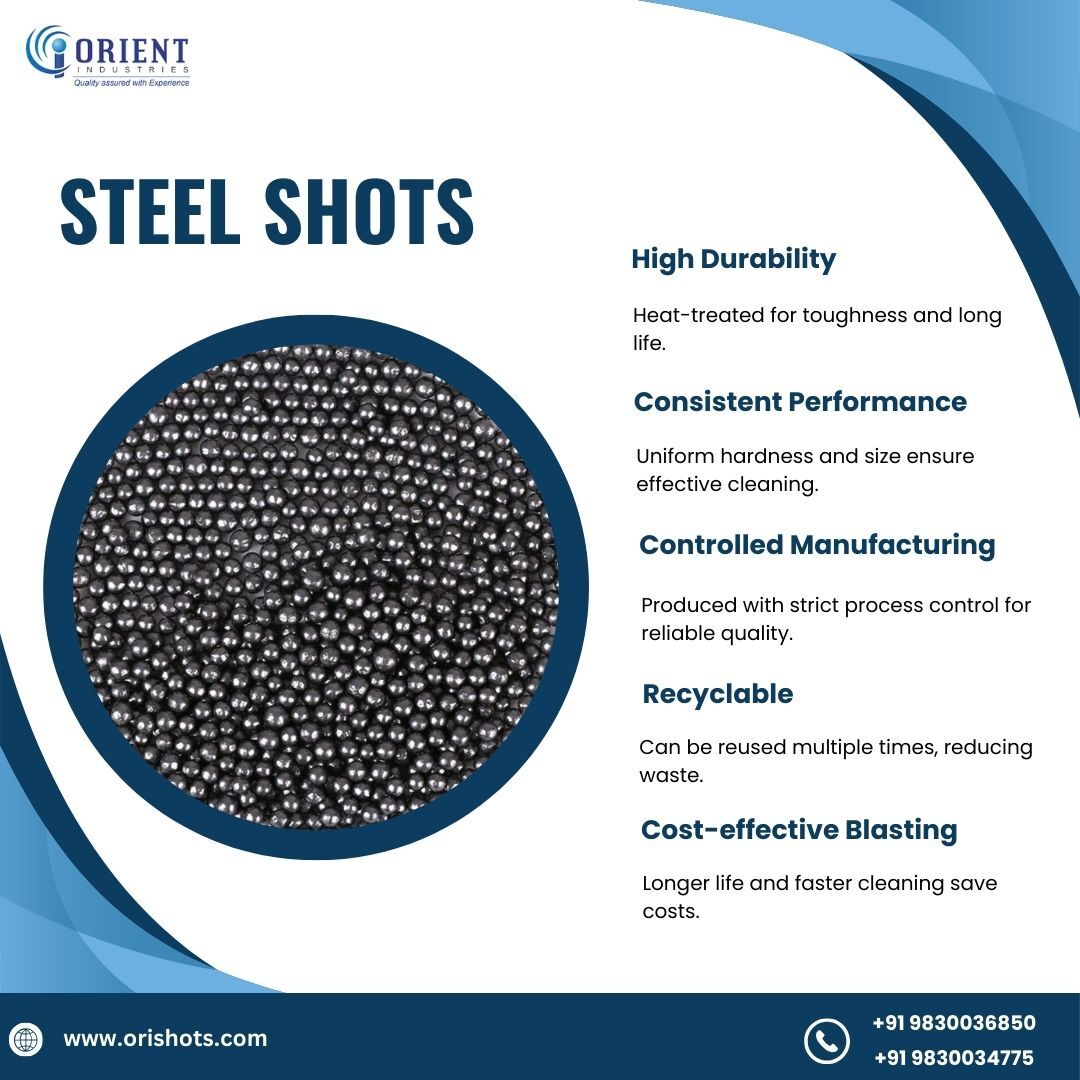 Mumbai, Wholesale Products, Buy Steel Shot For Industrial Blasting & Cleaning | Orient Industries