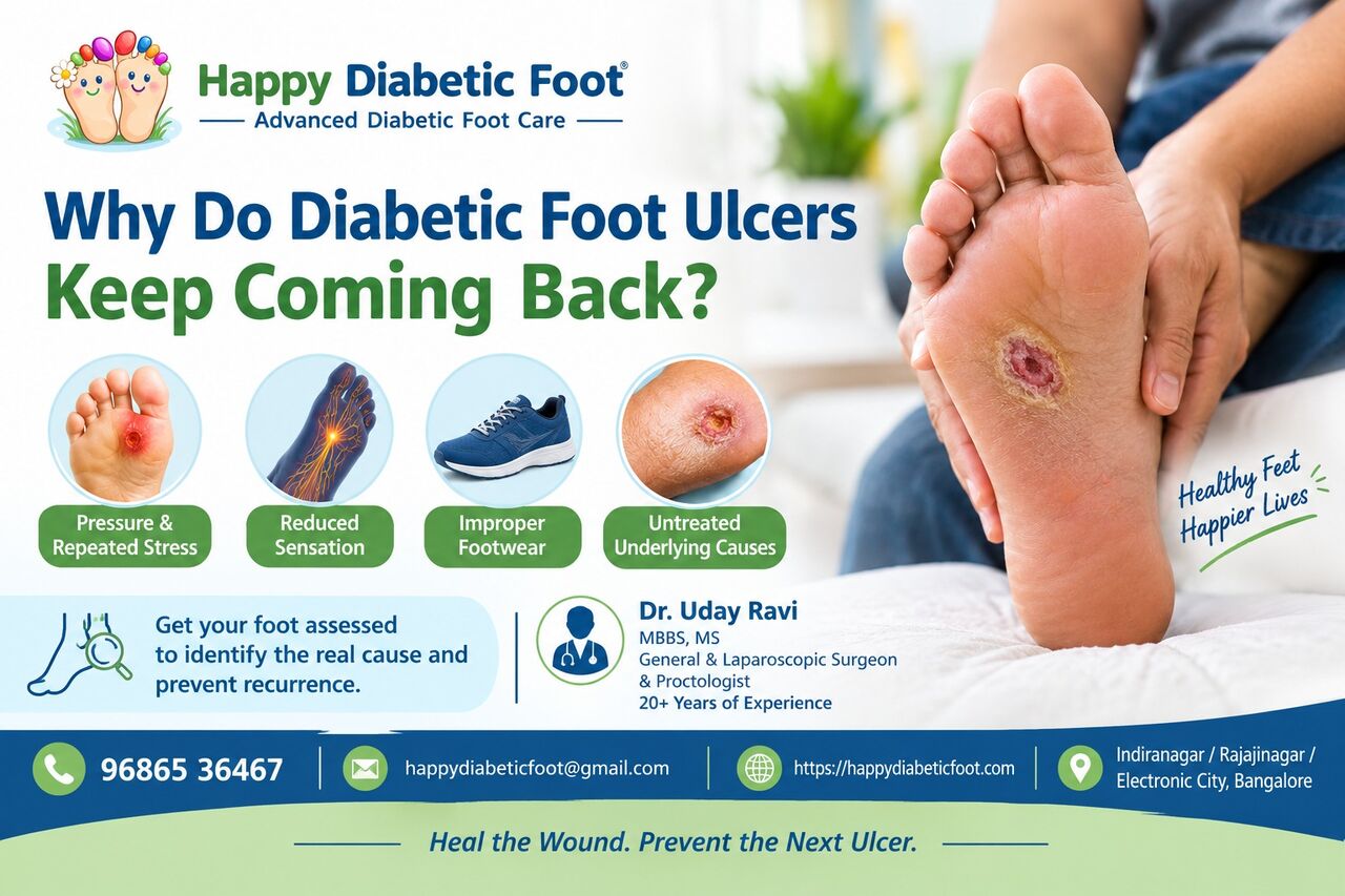 Bangalore, Health, Why Do Diabetic Foot Ulcers Keep Coming Back?- Dr Uday Ravi