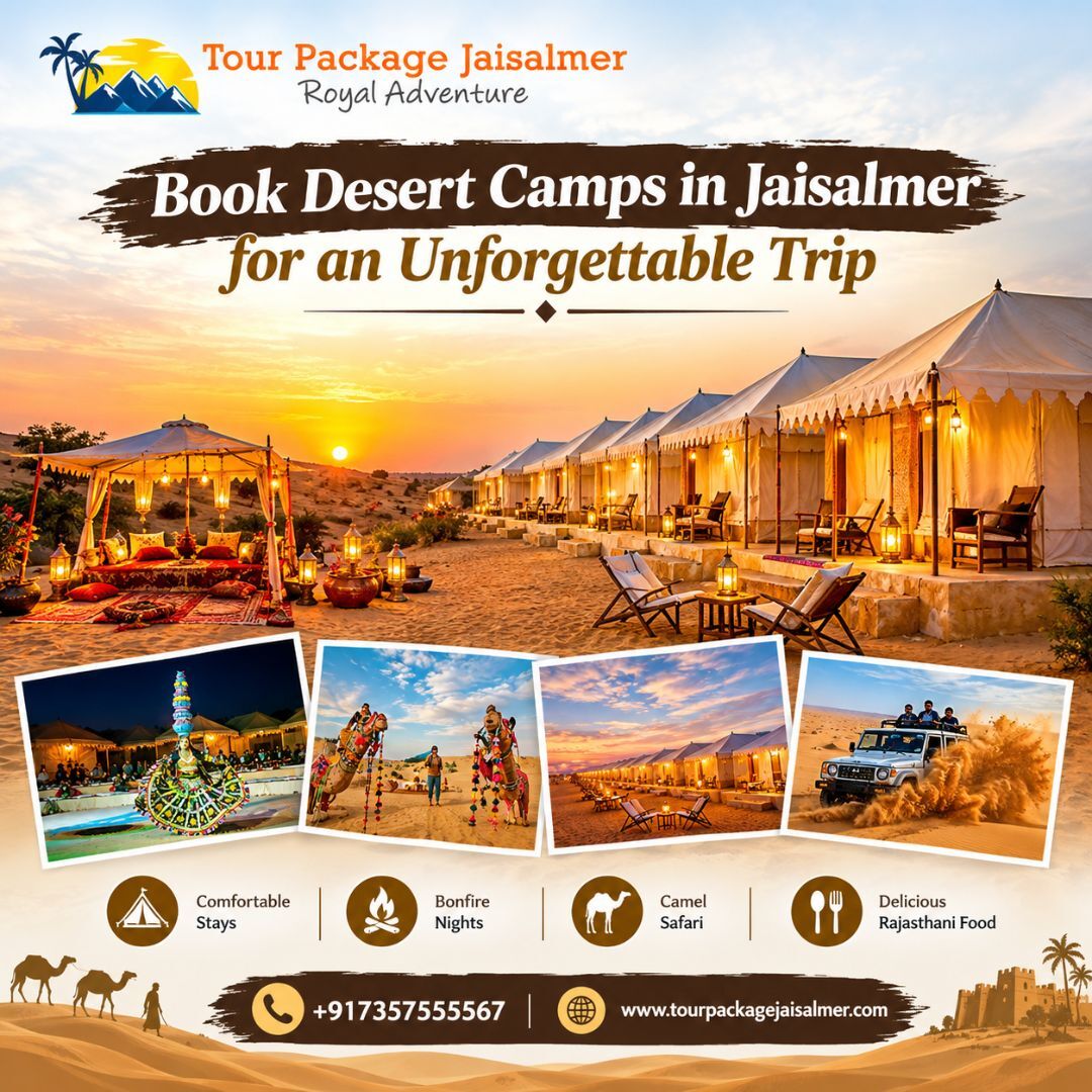 Mumbai, Travel, Book Desert Camps In Jaisalmer For An Unforgettable Trip