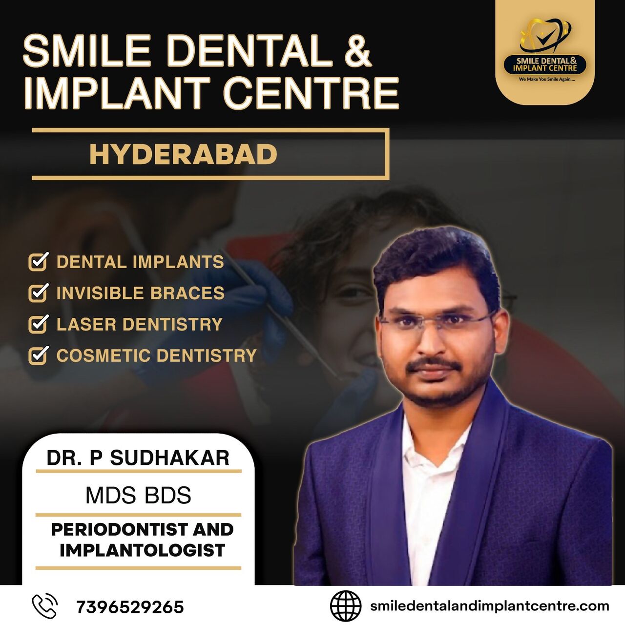 Hyderabad, Dental, Most Trusted Dentist Near AS Rao Nagar, Secunderabad | Smile Dental And Implant Centre
