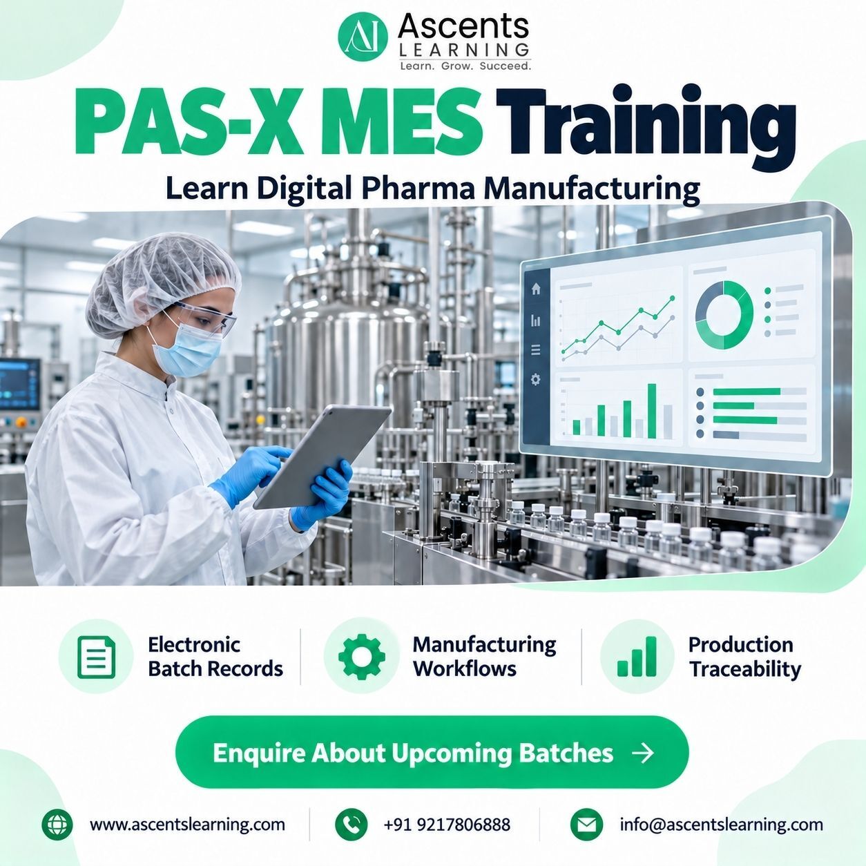 New Delhi, Education, Learn PAS-X MES For Pharmaceutical Manufacturing