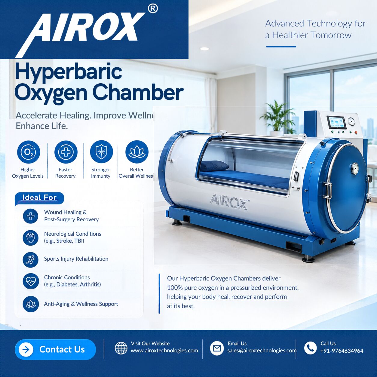 Mumbai, Wholesale Products, Hyperbaric Oxygen Chamber For Specialized Facilities