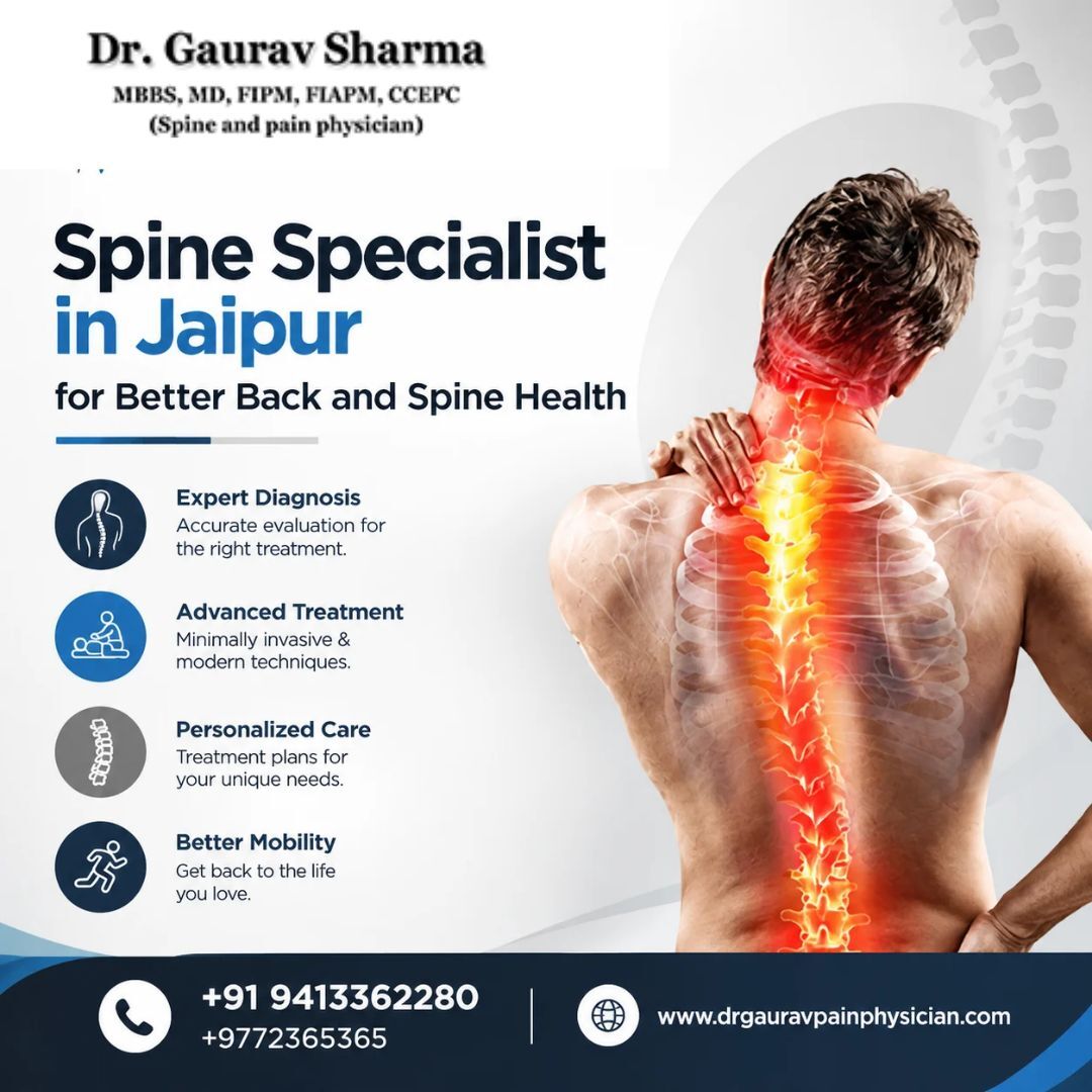 Jaipur, Health, Spine Specialist In Jaipur For Better Back And Spine Health