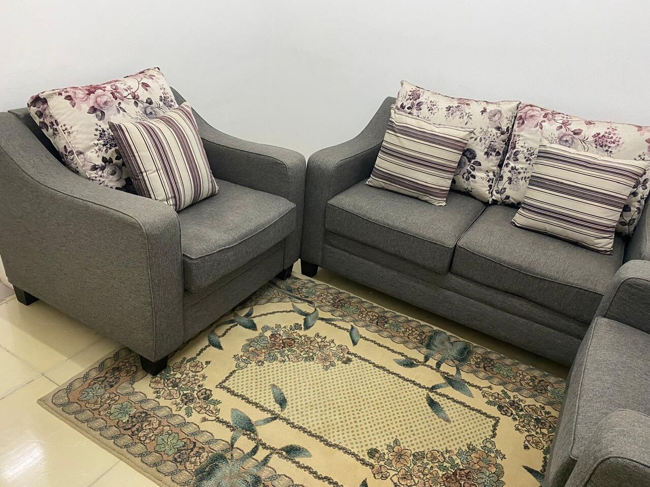 Budaiya, Furniture, BHD 50,  Sofa For Sale In Excellent Condition (2 Seater + Qty. 2 - 1 Seater) Total Of 3 Pieces