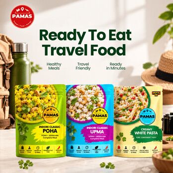 Indore, Food, INR 190,  Ready To Eat Indian Food For Travel: Enjoy Poha And Upma On The Go