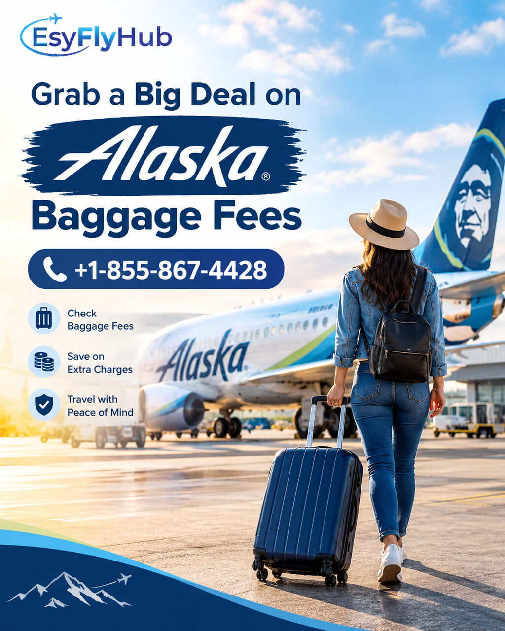 New York, Travel, Grab A Big Deal On Alaska Baggage Fees +1-855-867-4428