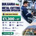 Metal-cutting Machine Operator (Turner, Miller, CNC Operator) REQUIRED IN EUROPE