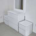 SAR 1700,  ✨ Brand New Complete Bedroom Set | Bed With Mattress + 4-Door Wardrobe + Dressing Table