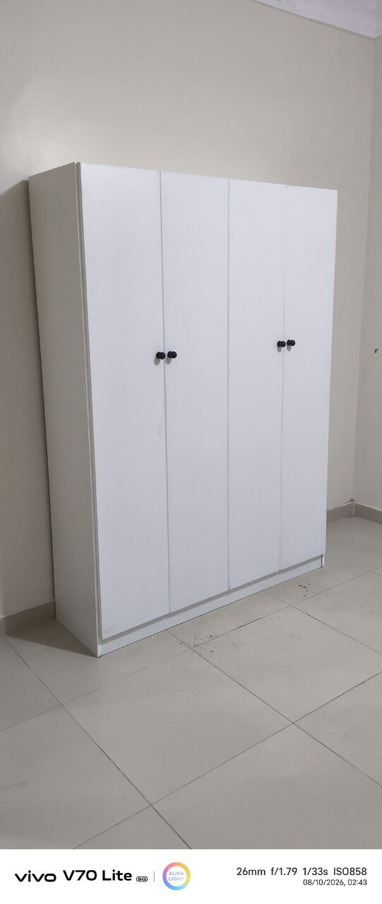 Jeddah, Furniture, SAR 1700,  ✨ Brand New Complete Bedroom Set | Bed With Mattress + 4-Door Wardrobe + Dressing Table