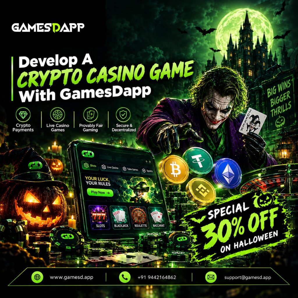 Dubai, Business, Want To Launch A Crypto Casino Game? Claim 30% OFF This Halloween